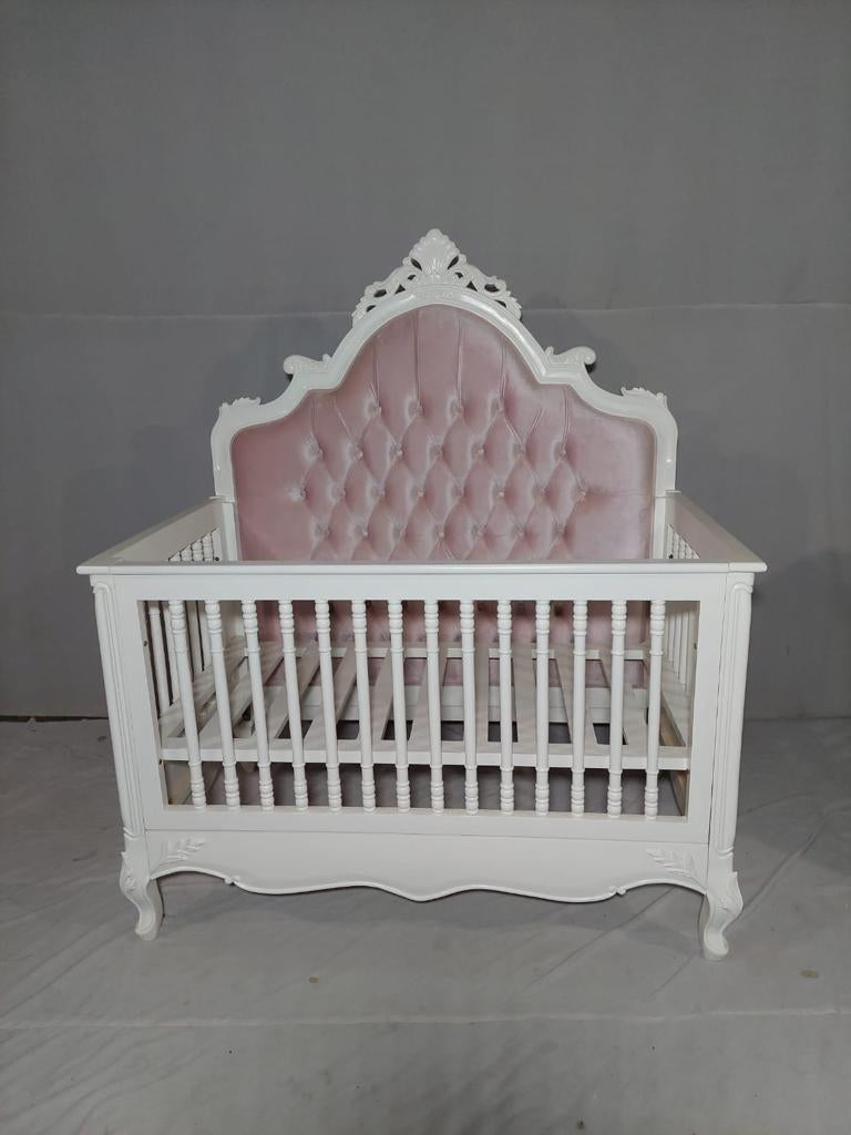 The Chateau Rose French Baby Cot