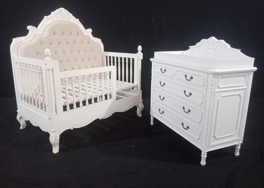 The Vintage Elegance Baby Cot & Toddler Bed