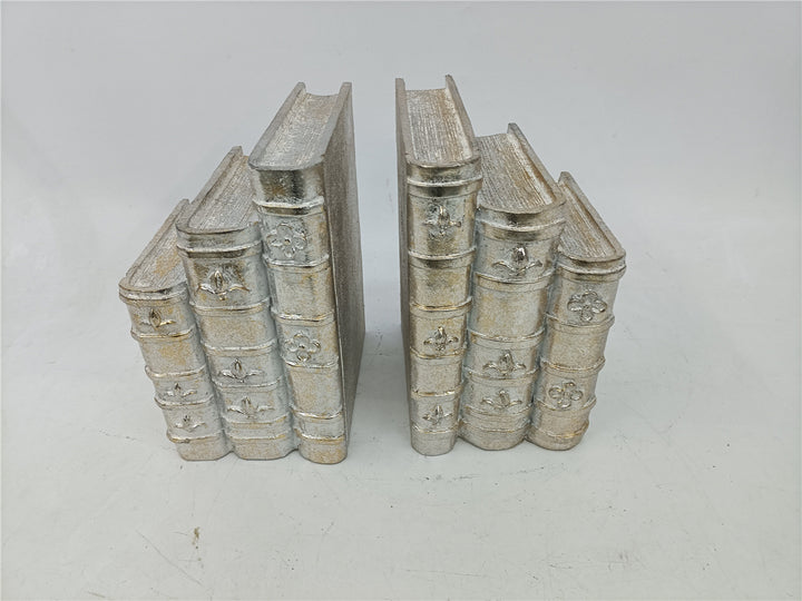 Champagne Silver Fake Books/Book ends