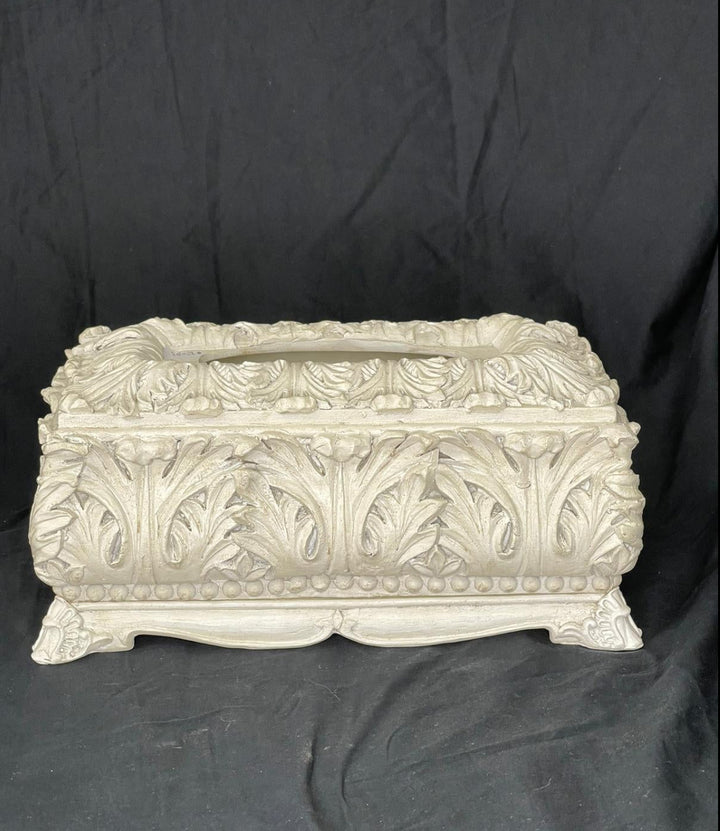 Vintage White Tissue Box