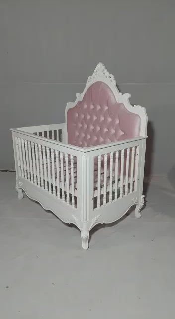 The Chateau Rose French Baby Cot