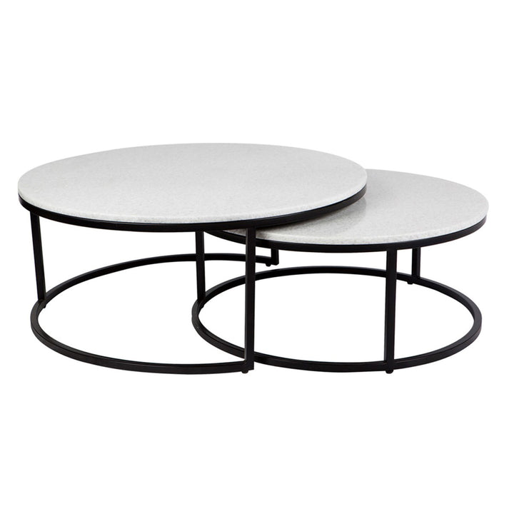 Chloe Stone Nesting Coffee Tables