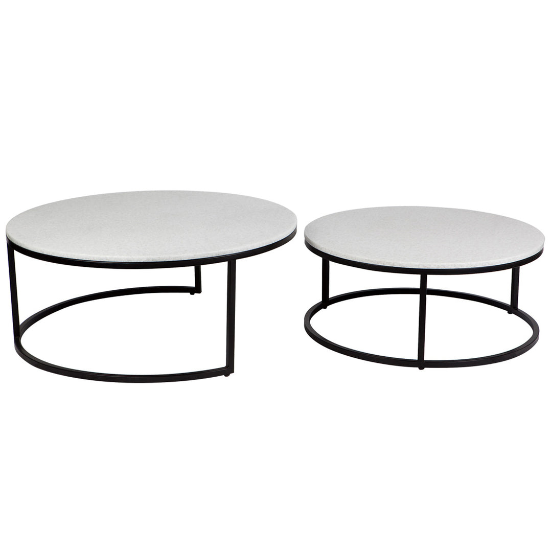 Chloe Stone Nesting Coffee Tables