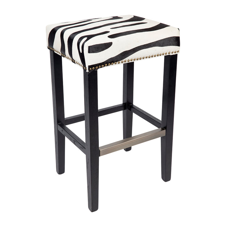 Canyon Black Bar Stool