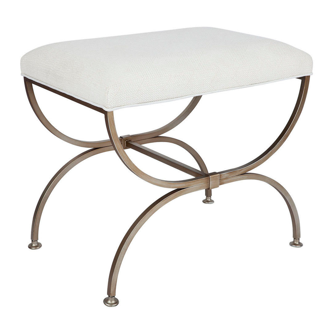 Novak Antique Gold Iron Stool