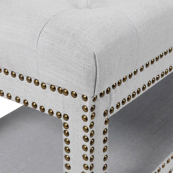 Serena Tufted Bench Ottoman