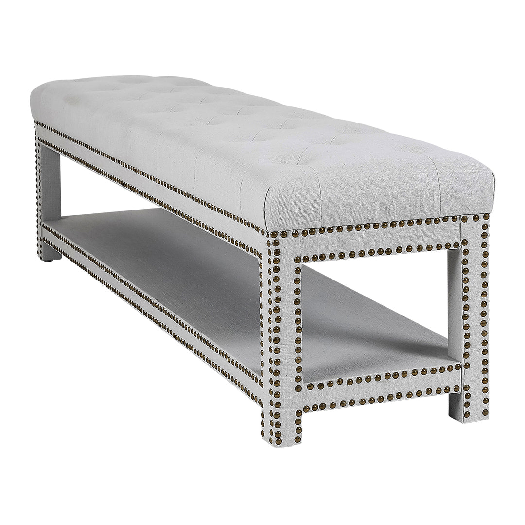 Serena Tufted Bench Ottoman