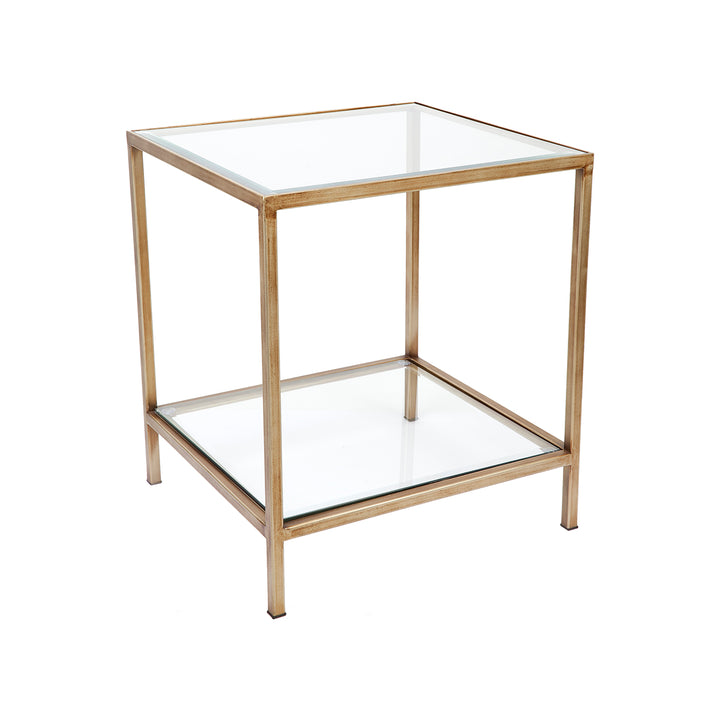 Cocktail Glass Square Side Table