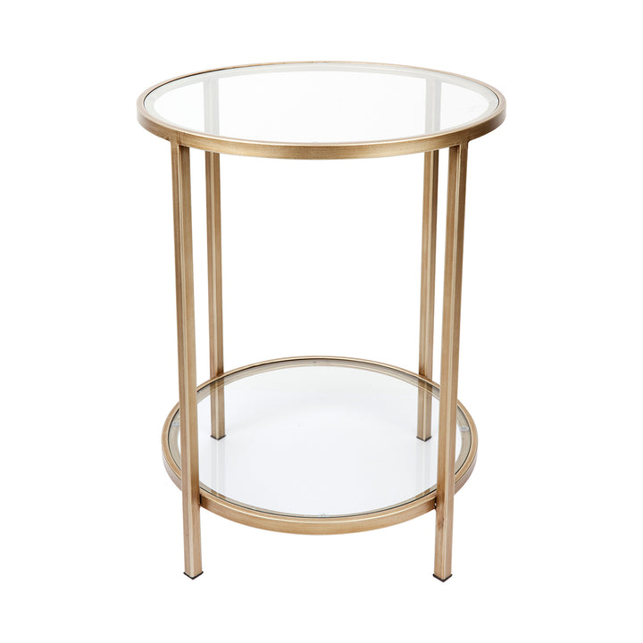 Cocktail Glass Round Side Table