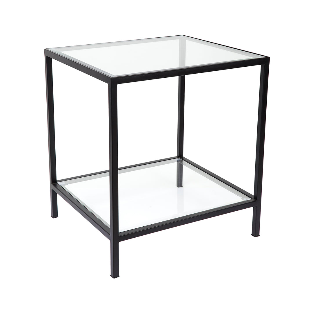 Cocktail Glass Square Side Table