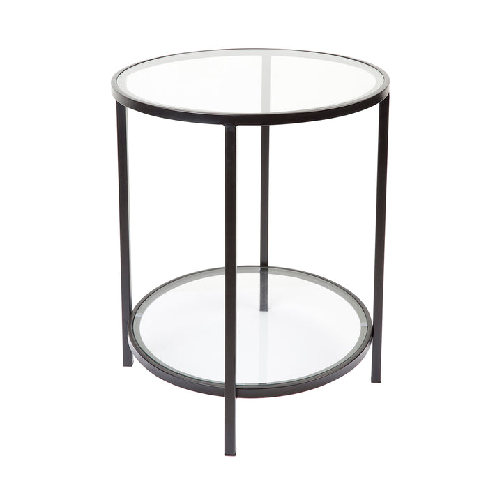 Cocktail Glass Round Side Table