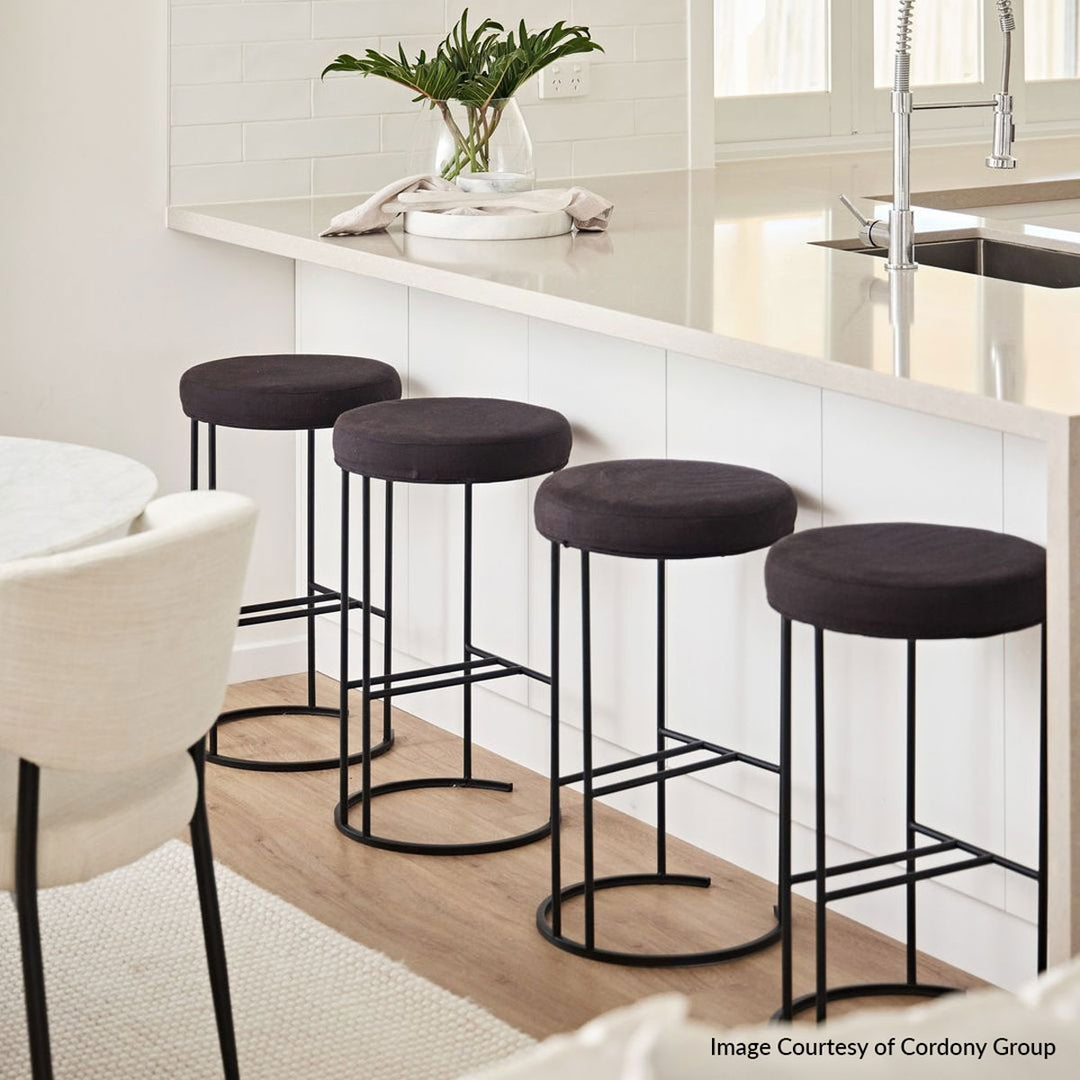 Blackley Black Iron Kitchen Stool