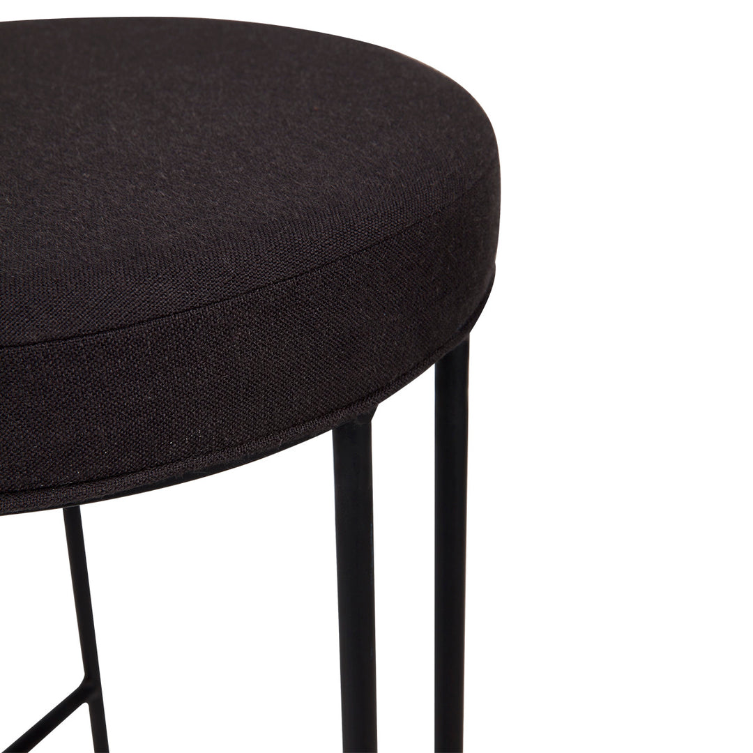 Blackley Black Iron Kitchen Stool