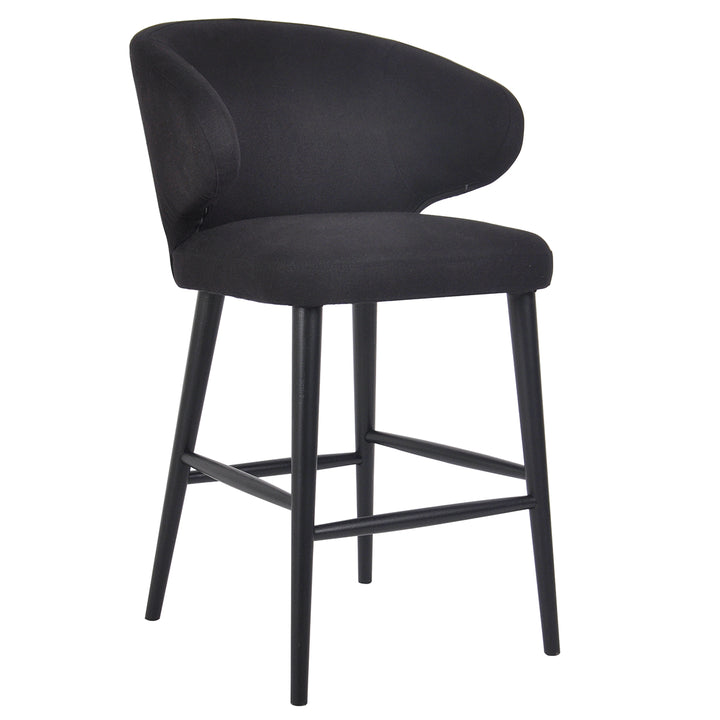 Harlow Black Kitchen Stool