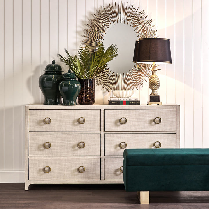 Astley 6 Drawer Upholstered Chest