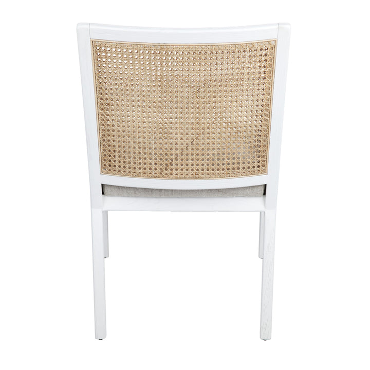 Kane White Rattan Carver Chair