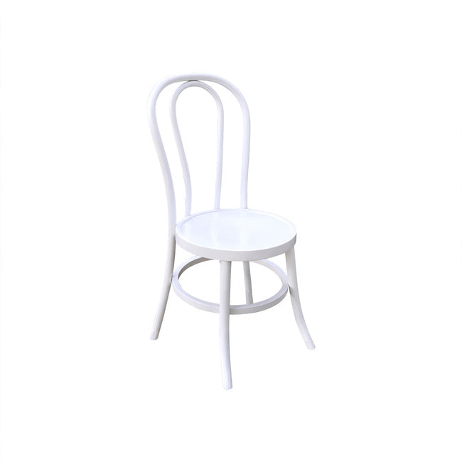 Bentwood Dining Chair White (Stackable).