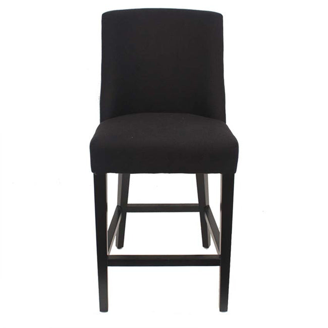 Ophelia Barstool Black chrome ring on back